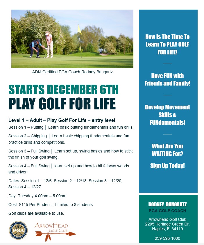 Play Golf For Life 11 7 22 banner